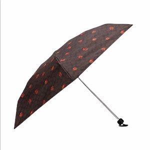 NWT Coach Uv Protection Mini Umbrella In Signature Pop Floral Print